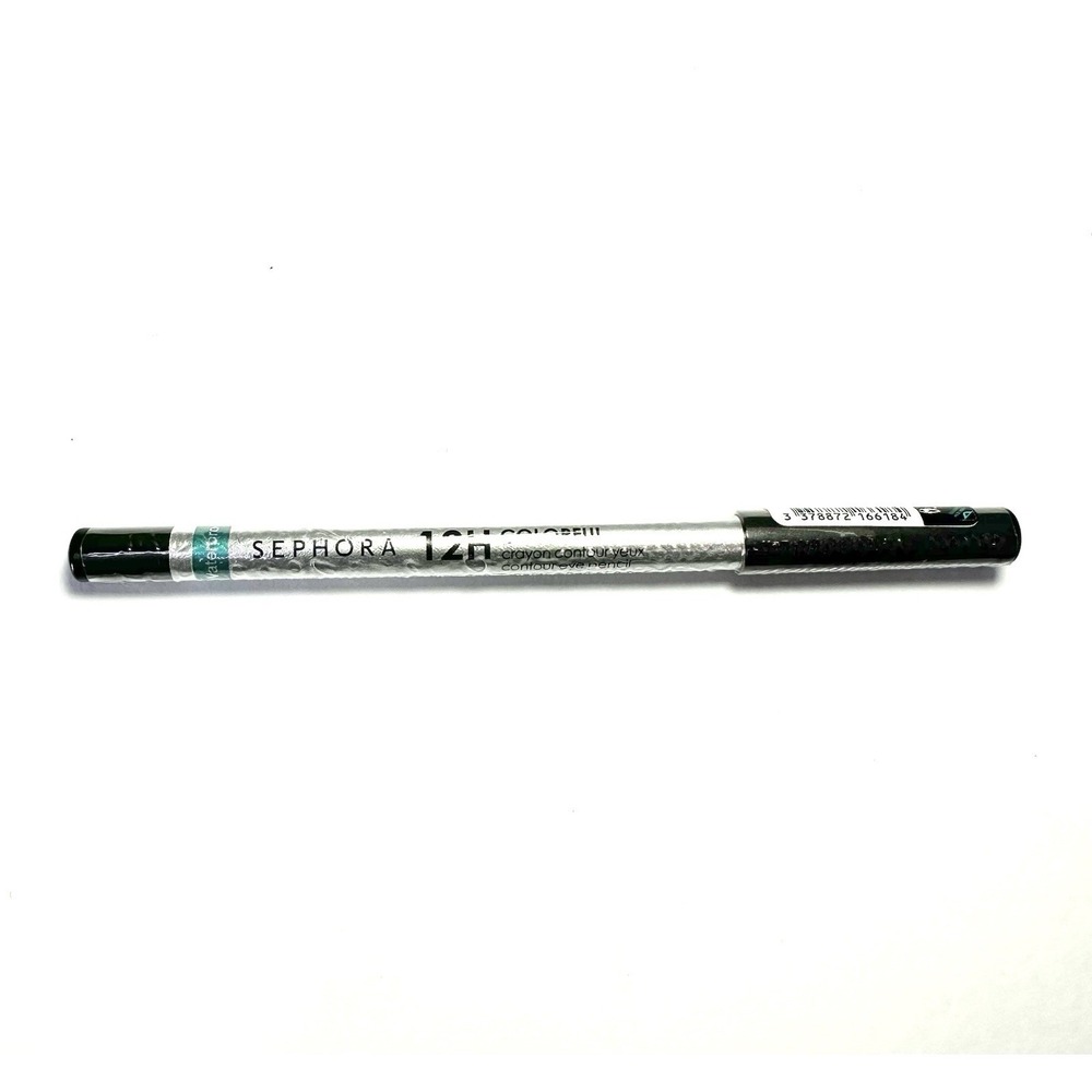 Sephora 12hr Colorful Contour Eye Pencil 01 Black Lace Linerβ Matte Full Size